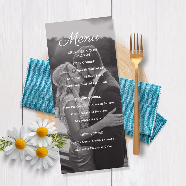 Menu Elegante de Foto Favorita (Criador carregado)