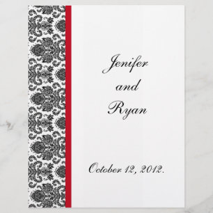 menu elegante do casamento tema damasco