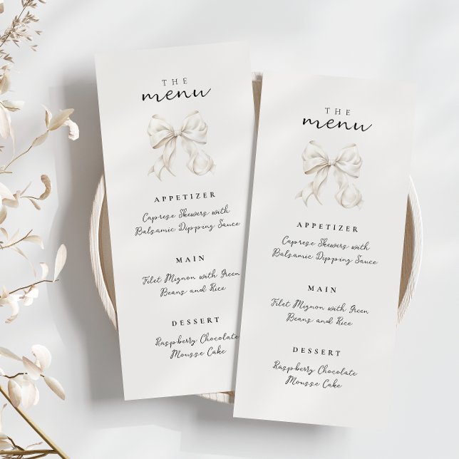 Menu Elegante Ela é Chá de panela de Arco Casando (Criador carregado)