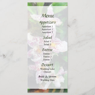 Menu Elegante Feallara Orchids...