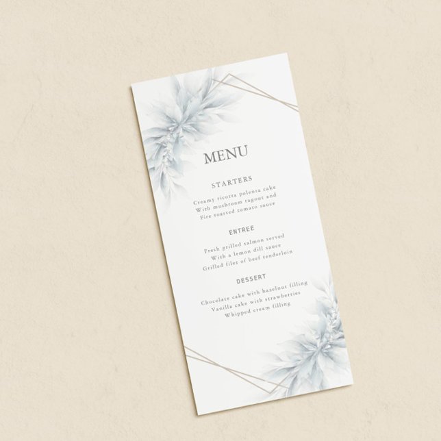Menu Elegante Foliage Modern (Criador carregado)