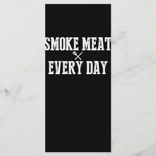 Menu Engraçado Churrasco Fumador Acessório Pitmaster Pa (Frente)