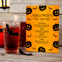 Especiais de Bar do Orange Halloween Bompkin & Bat