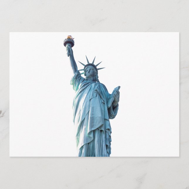 Menu Estátua da liberdade (Frente)