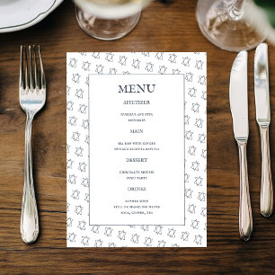 Menu Estrela de Davi B'nai Bat Bar Mitzvah Casamento Ju