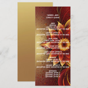 Menu Eternal Bloom: Uma Celebração do Amor por Eterno