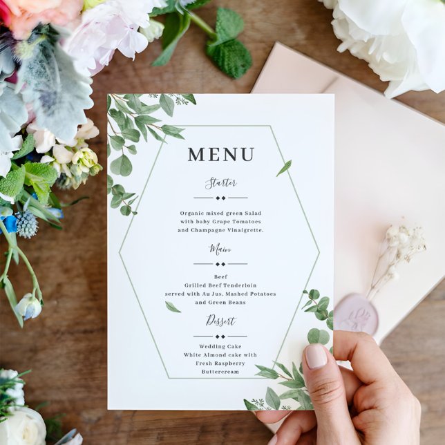 Menu Eucalyptus deixa casamento (Criador carregado)