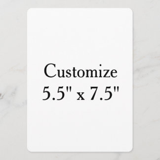 Menu Faça Você Mesmo um Arredondado Simples de 14 x 19