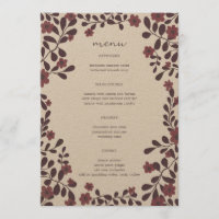 Fall Floral Frame Moderno e Elegante PERSONALIDADE