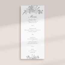 Faux Embossed Peony Classic Formal Ivory Wedory