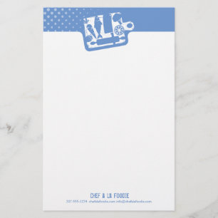 Menu feito sob encomenda dos utensílios da comida