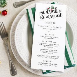 Menu Férias Coma Beba e Case-se Frutas de Natal