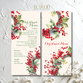 Menu Festa de Janto Festivo Férias de Natal