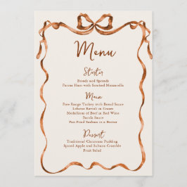 Menu Festa de Natal Arco Boho Funky Caprichoso