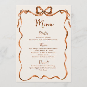 Menu Festa de Natal Arco Boho Funky Caprichoso