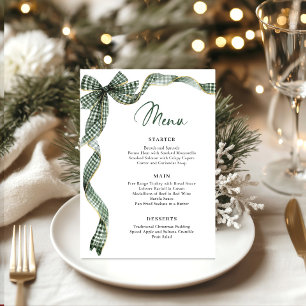 Menu Festa de Natal Arco Verde Divertido e Funky