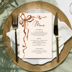 Menu Festa de Natal Caprichosa Funky Boho Arco