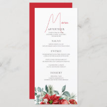 Festa de Natal de Poinsettia Watercolor