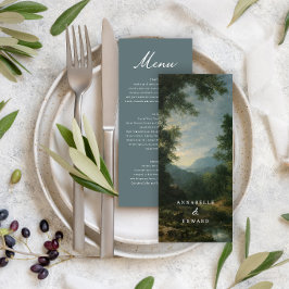 Menu Fine Art Landscape Wedding Romantic Nature 