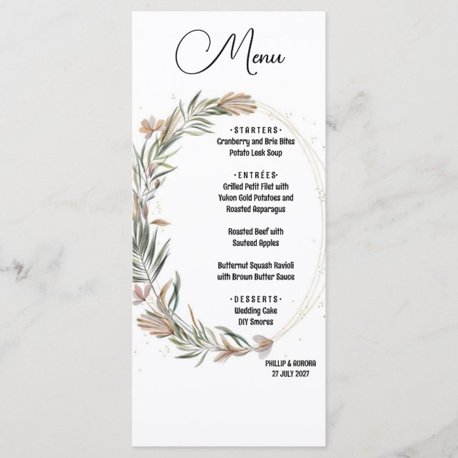 Menu Fino Plano Branca (Frente)