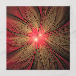 Menu Flor fractal de fanfarrão vermelho