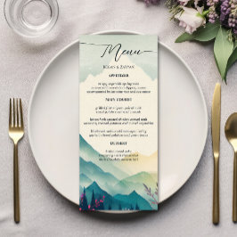Menu Flores de Casamento de Spring Mountains