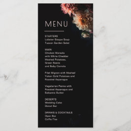 Menu Flores de Crisântemo Sombrio e Temperamentais para