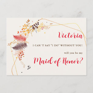 Menu Flores Silvestres Samambaia Folhagem Casamento