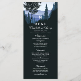 Menu Floresta de Madeira Azul, Casamento Russo
