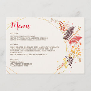 Menu Florestas Selvagens Florestais Fern Cogumelos Folh