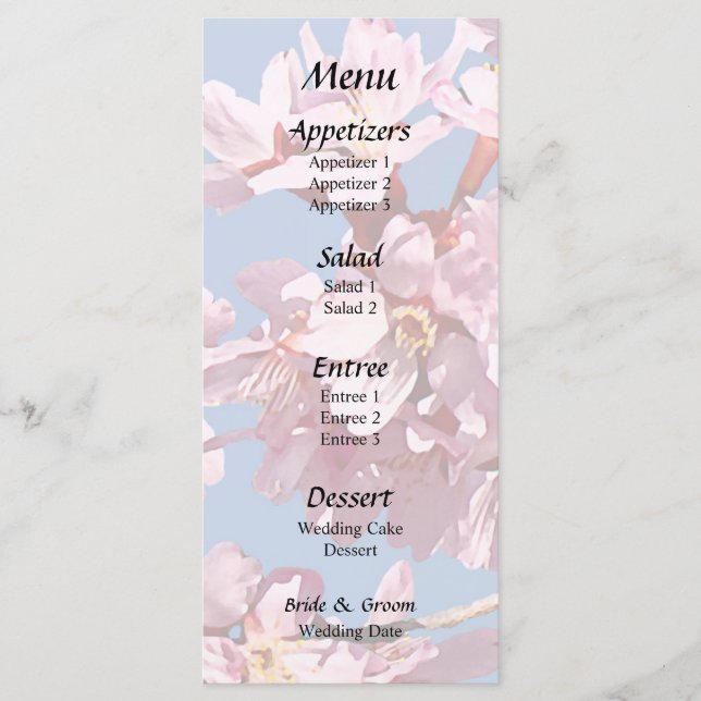 Menu Flowering Cherry Branch in Sunshine (Frente)