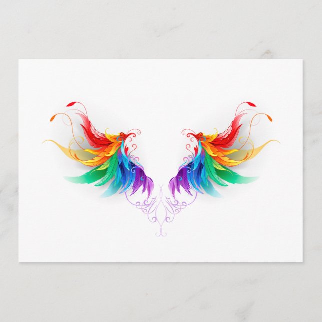 Menu Fluffy Rainbow Wings (Frente)