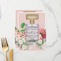 Frasco de Perfume Rosa Esbranquiçado Chá de panela