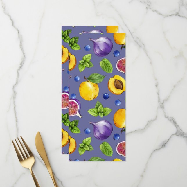 Menu Frutas de Verão (Frente/Verso In Situ)