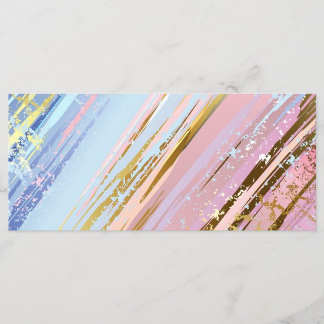 Menu Fundo Rosa Texturizado (Frente)