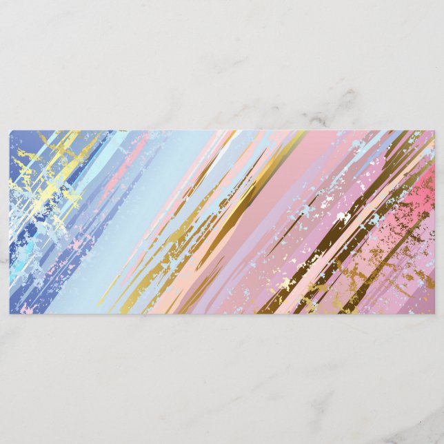 Menu Fundo Rosa Texturizado (Frente)