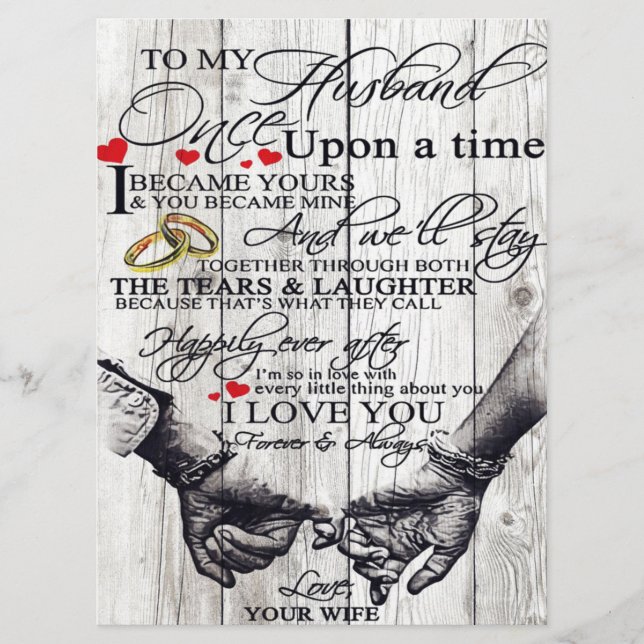 Menu Funny Quotes To My Husband | Gift For Husband | (Frente)