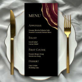 Menu Gemstone de ouro
