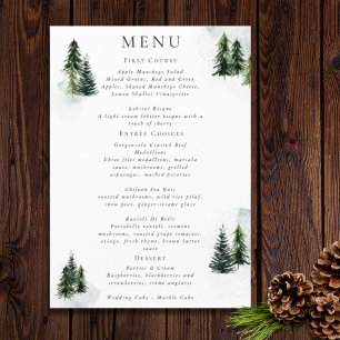 Menu Glen White Green - Montanha Verde Verde Verde