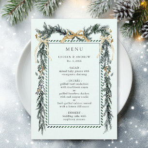 Menu Guirlanda de Verdura de Inverno Casamento Verde Me