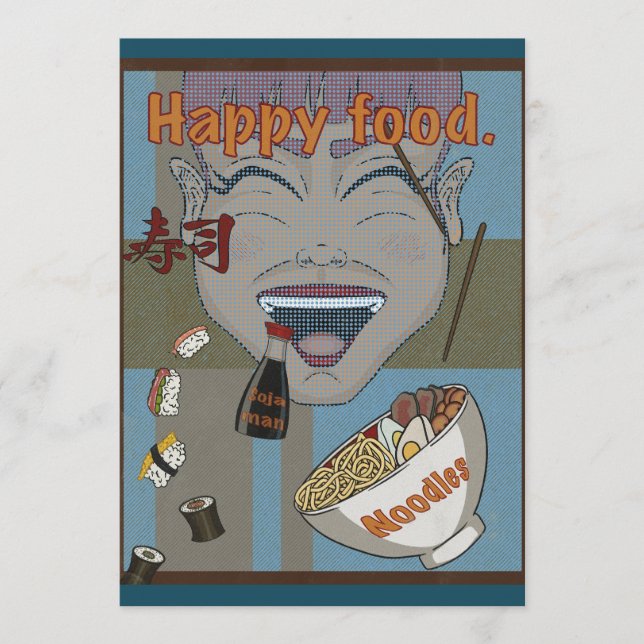 Menu Happy food (Frente)