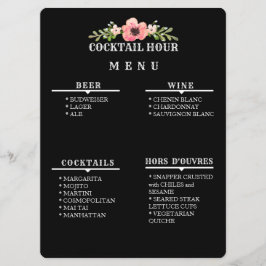 MENU HORA DE COCKTAIL Personalizável