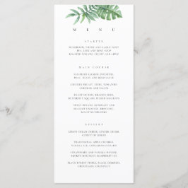 Menu Hortaliças tropicais modernas