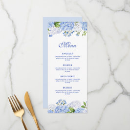 Menu Hortênsia Azul Clássica