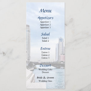 Menu IL - Vista desde a Ponte da Michigan Avenue Chicag