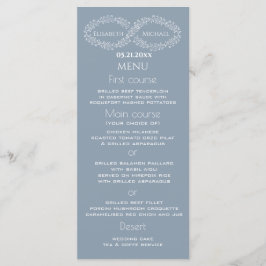 Menu Infinity posty botânico romântico elegante