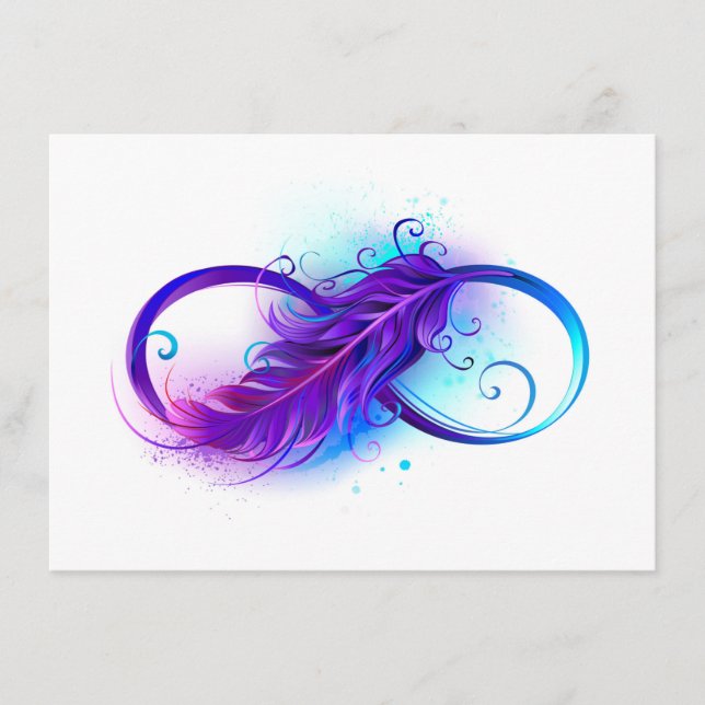 Menu Infinity with Purple Feather (Frente)