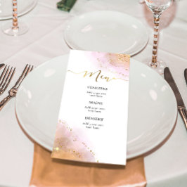 Menu inicial de aquarela