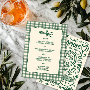Menu Isso é Amore Caprichoso Comida Bebida Italiana PER