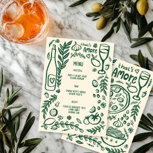 Menu Isso é Amore Comida Italiana Amor Caprichoso PERSO